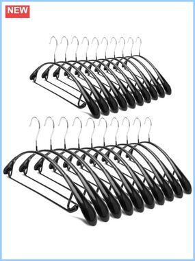 Non Slip Suit Hangers for Coats, Dresses, Shirts, 20 Pack